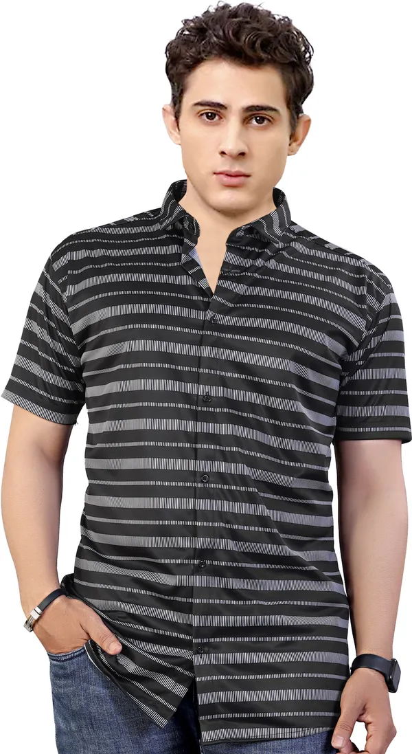 Black_Lycra_Blend_Printed_Half_Sleeve_Casual_Wear_Shirt
