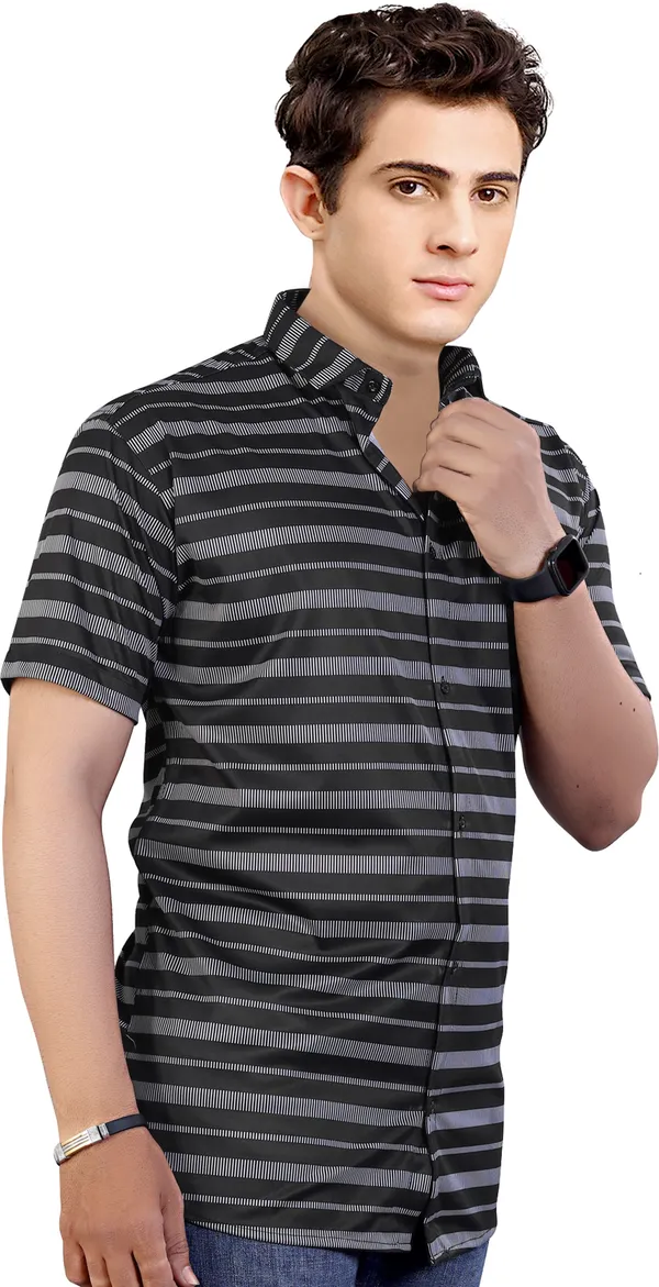 Black_Lycra_Blend_Printed_Half_Sleeve_Casual_Wear_Shirt