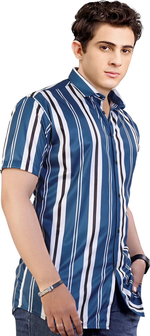 Blue_Lycra_Blend_Printed_Half_Sleeve_Casual_Wear_Shirt