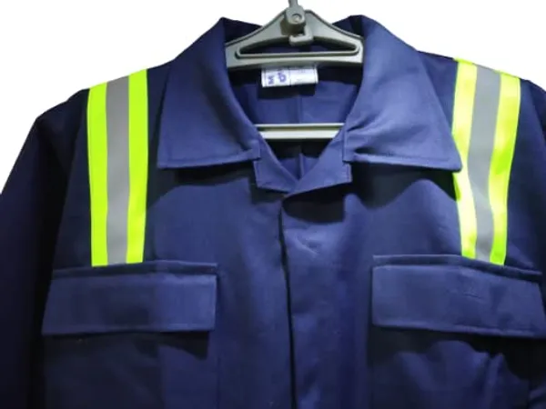 Superb_Boiler_Suit_Blue_Pure_Cotton_Safety_Coverall_Refective_Clothing_260GSM_for_Men_Size_Large