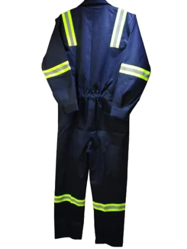 Superb_Boiler_Suit_Blue_Pure_Cotton_Safety_Coverall_Refective_Clothing_260GSM_for_Men_Size_Large