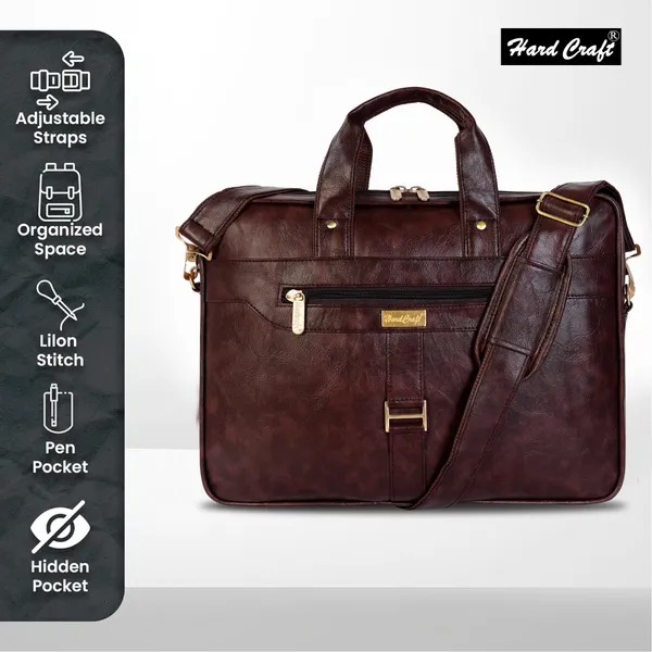 Brown_PU_Leather_Finish_Messenger_Laptop__Strap