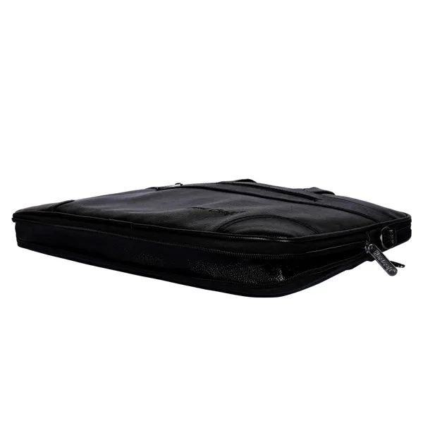 Black_PU_Leather_Finish_Laptop_Messenger_Bag