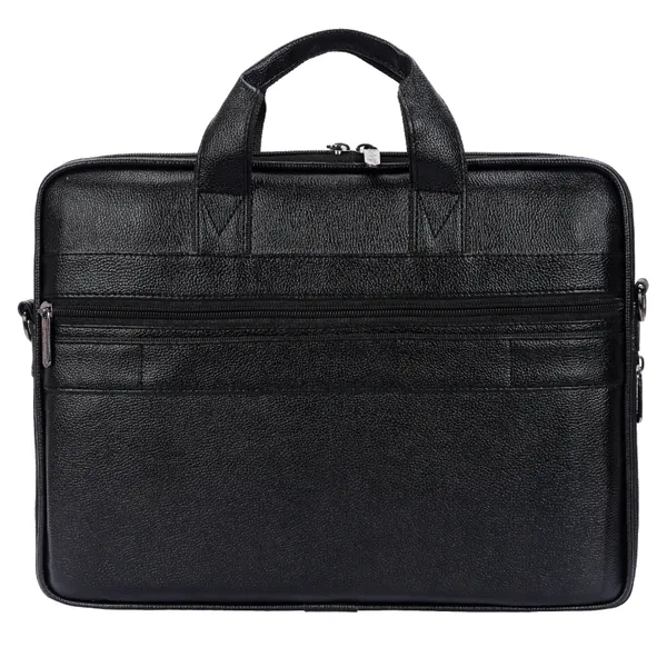 Black_PU_Leather_Finish_Laptop_Messenger_Bag