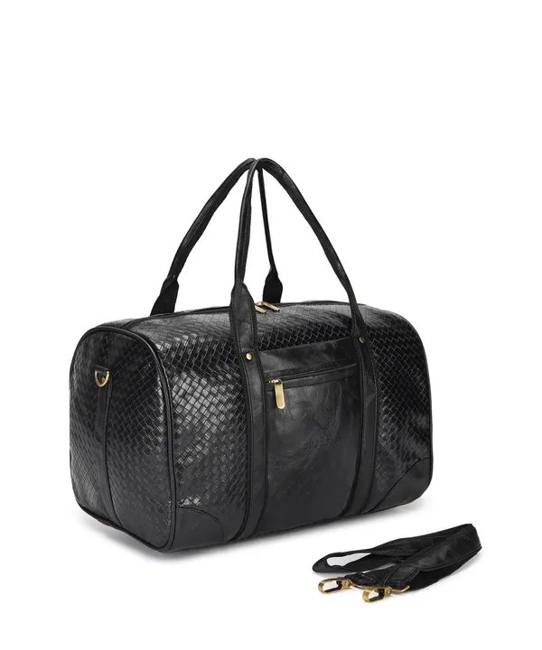Leather_Weekender_Duffle_Bags_Cabin_Size_Airbags_Duffel_Bags_For_Travel_Small_Luggage_Handbag_Travelling_Bag_With_Shoe_Compartment_For_Men_Women