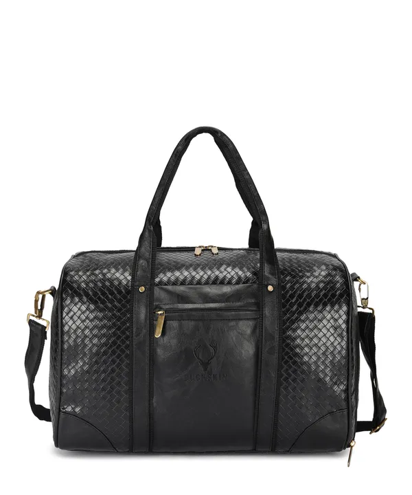 Leather_Weekender_Duffle_Bags_Cabin_Size_Airbags_Duffel_Bags_For_Travel_Small_Luggage_Handbag_Travelling_Bag_With_Shoe_Compartment_For_Men_Women
