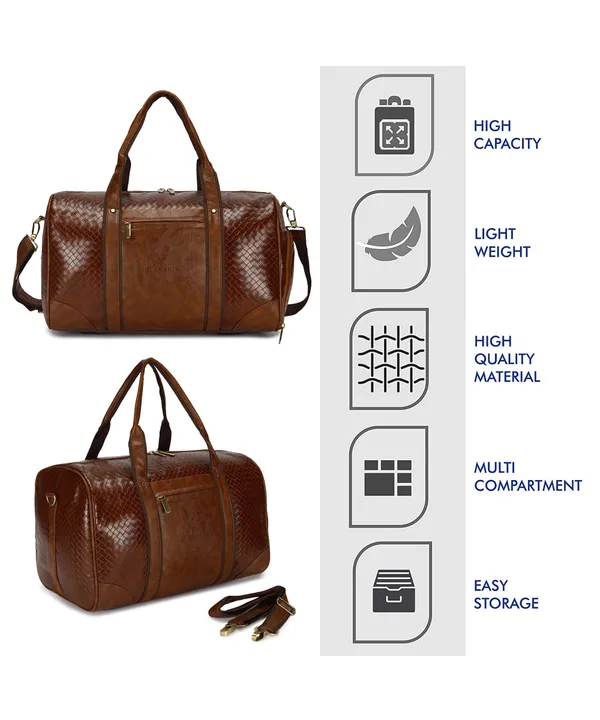 Leather_Weekender_Duffle_Bags_Cabin_Size_Airbags_Duffel_Bags_For_Travel_Small_Luggage_Handbag_Travelling_Bag_With_Shoe_Compartment_For_Men_Women