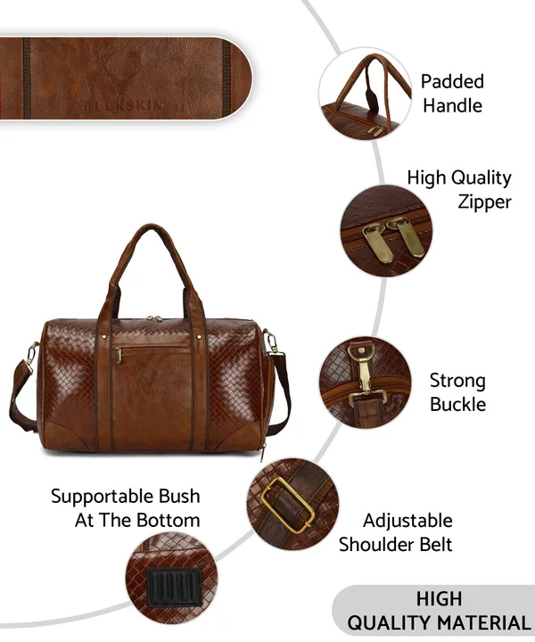 Leather_Weekender_Duffle_Bags_Cabin_Size_Airbags_Duffel_Bags_For_Travel_Small_Luggage_Handbag_Travelling_Bag_With_Shoe_Compartment_For_Men_Women