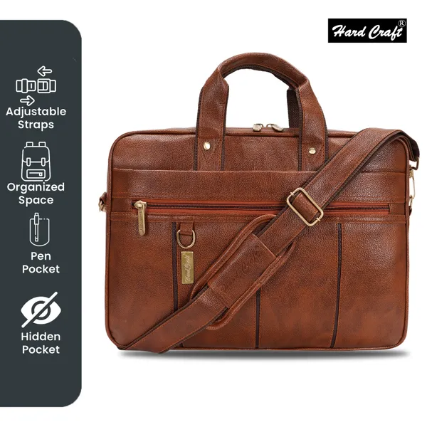 Rust_PU_Leather_Finish_Laptop_Messenger_Bag