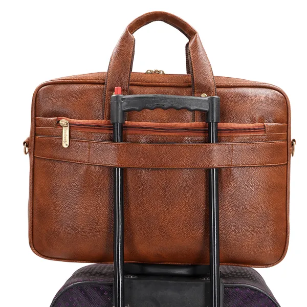 Rust_PU_Leather_Finish_Laptop_Messenger_Bag