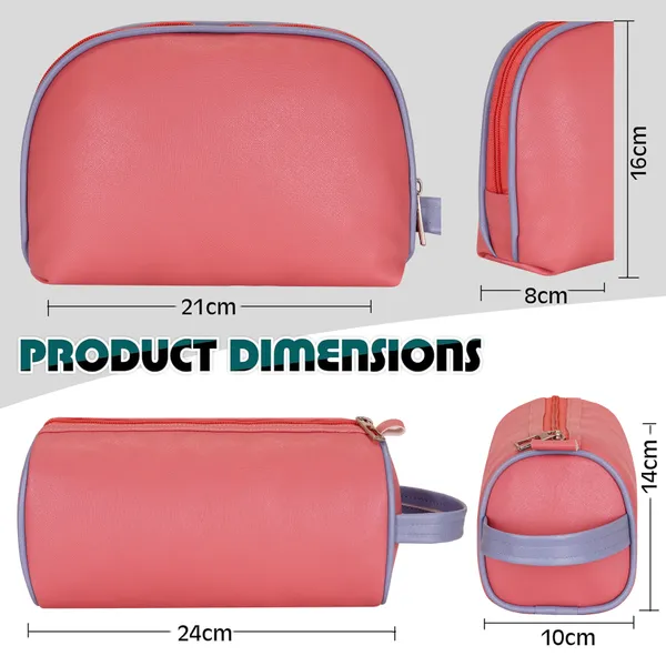 Toiletry_Travel_Washbag_Shaving_Vanity_Makeup_Brush_Holder_Cosmetic_Medicine_Kit_Coin_Organizer_Pouch_Bag_for_Men_Women_Pack_Of_2_Pcs_(1_Round_&_1_Rectangular)