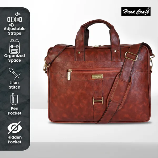 PU_Leather_Finish_Laptop_Bag_|_PU_Leather_For_15.6_inch_Laptop_Size_Messenger_Bag_for_Men_Laptop_Bag_Office_Bag_Laptop_Sleeve_Rust_Color