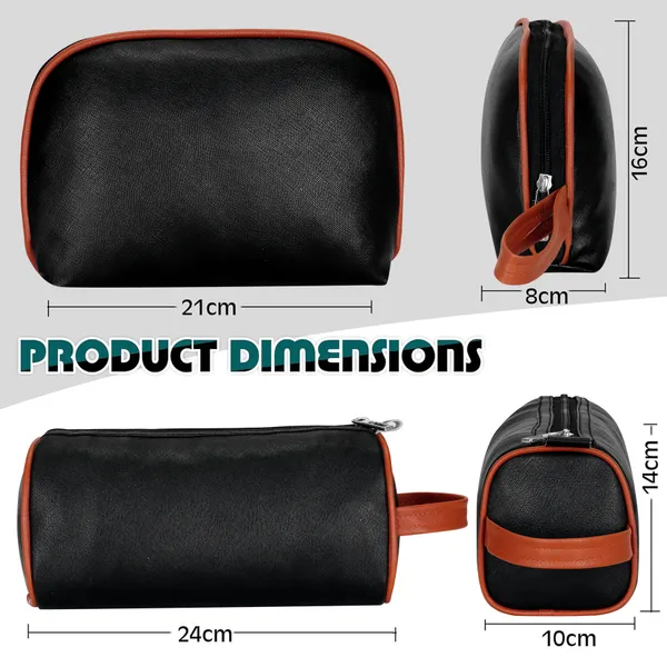 Toiletry_Travel_Washbag_Shaving_Vanity_Makeup_Brush_Holder_Cosmetic_Medicine_Kit_Coin_Organizer_Pouch_Bag_for_Men_Women_Pack_Of_2_Pcs_(1_Round_&_1_Rectangular)