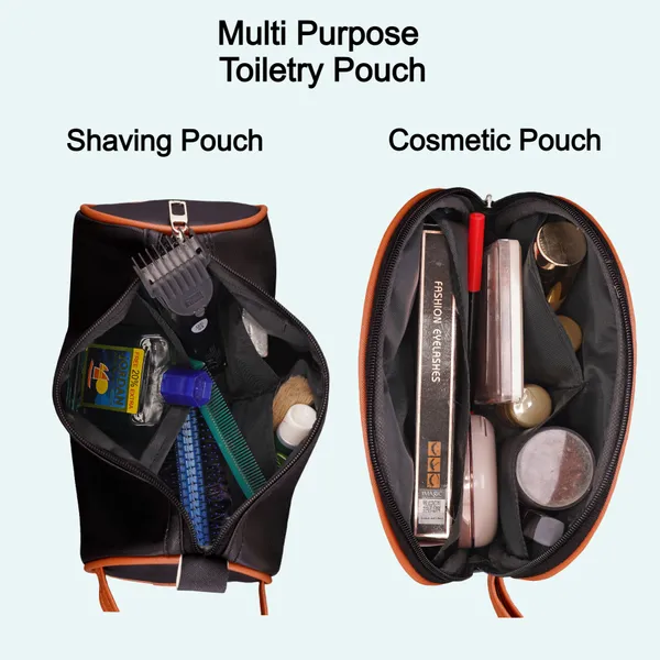 Toiletry_Travel_Washbag_Shaving_Vanity_Makeup_Brush_Holder_Cosmetic_Medicine_Kit_Coin_Organizer_Pouch_Bag_for_Men_Women_Pack_Of_2_Pcs_(1_Round_&_1_Rectangular)