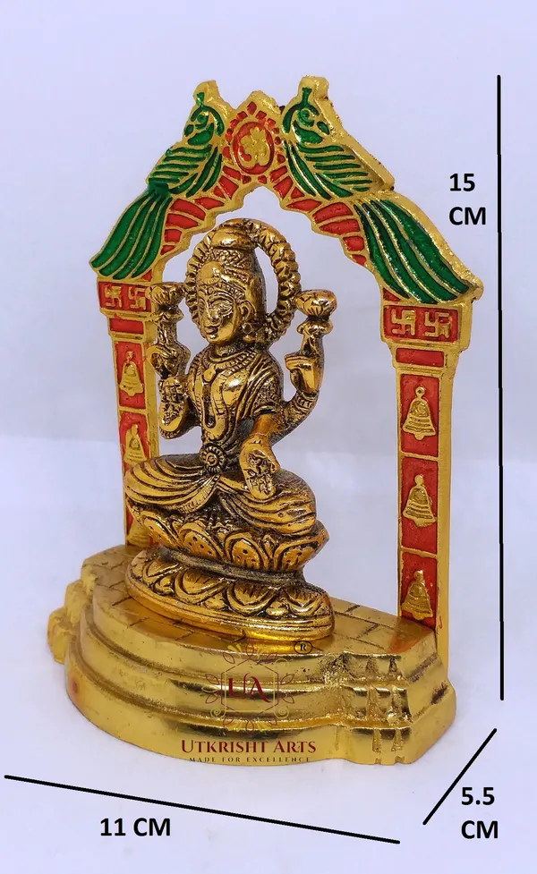 Gold_Plated_Metal_Handcrafted_Laxmi_Ganesh_Saraswati_Statue_Decorative_Showpiece