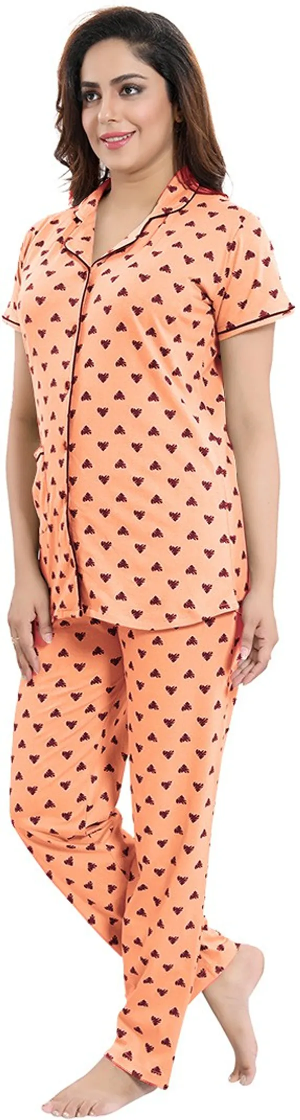 Pink_Cotton_Blend_Printed_Co-Ords_Set_For_Women