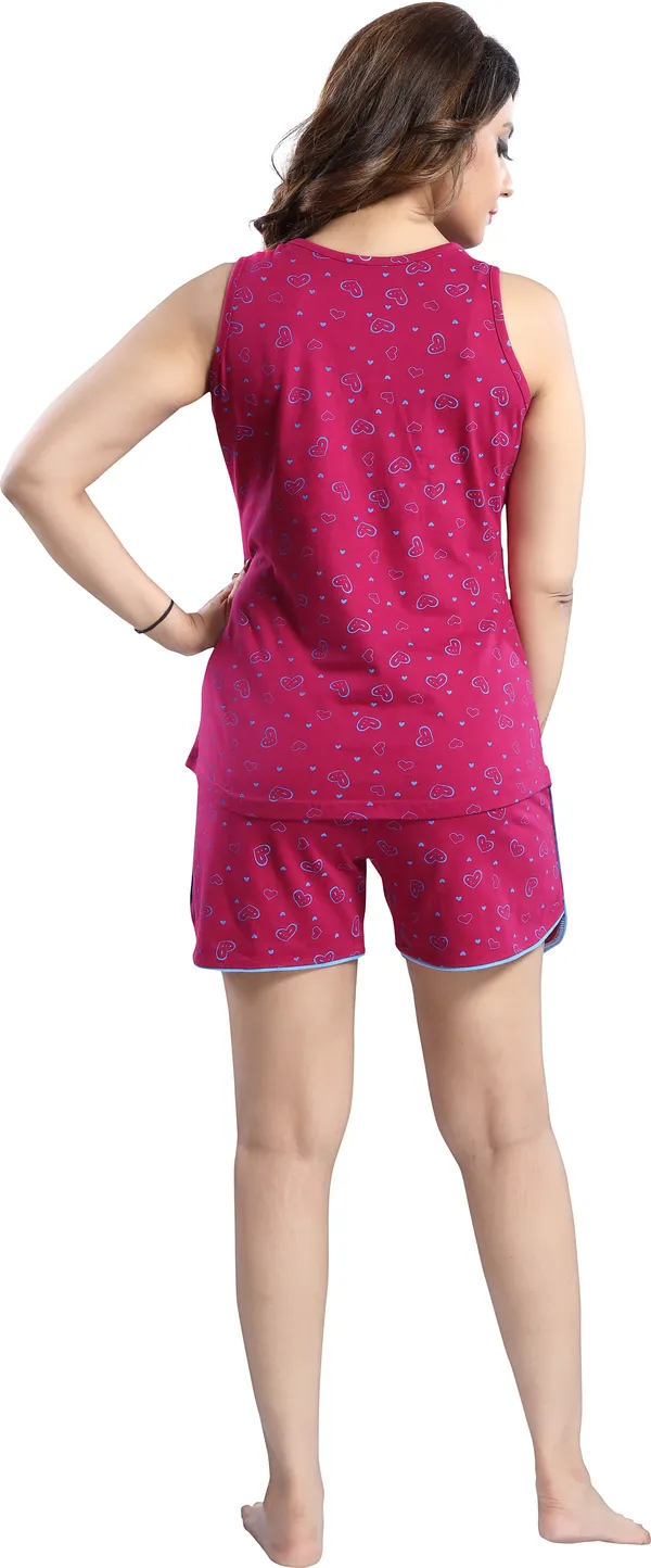 Maroon_Cotton_Blend_Printed_Co-Ords_Set_For_Women