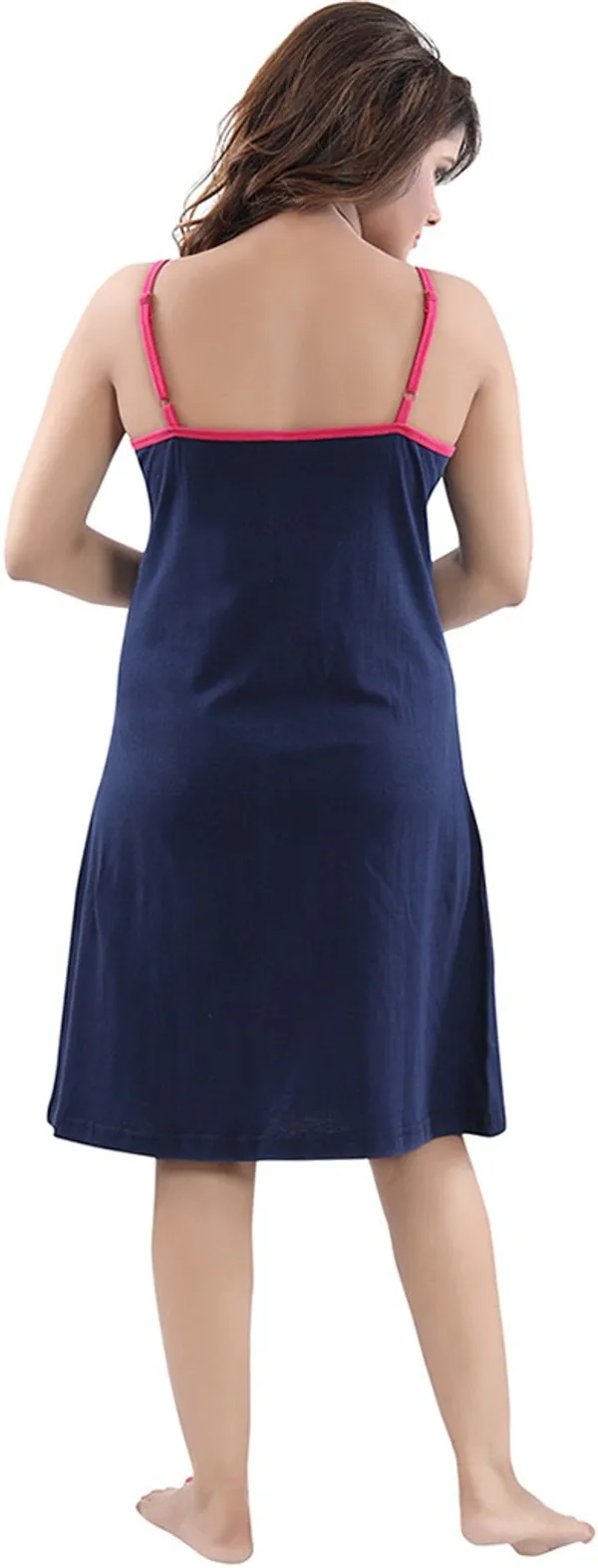 Dark_Blue_Cotton_Blend_Printed_Above_Knee_Length_Night_Dress_For_Women