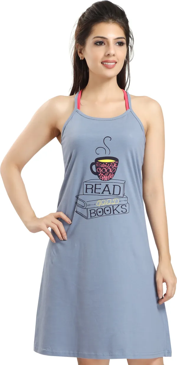 Knee length nighty online hot sale