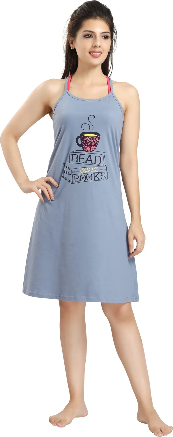 Grey_Cotton_Blend_Printed_Knee_Length_Nighty_For_Women