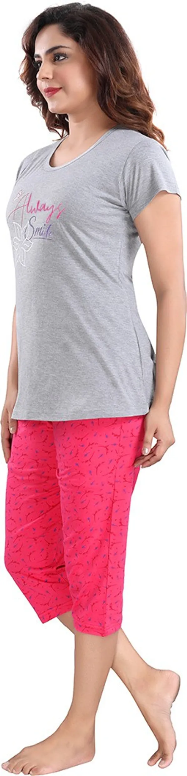 Grey_&_Pink_Cotton_Blend_Printed_Top_&_Pyjama_Set_For_Women