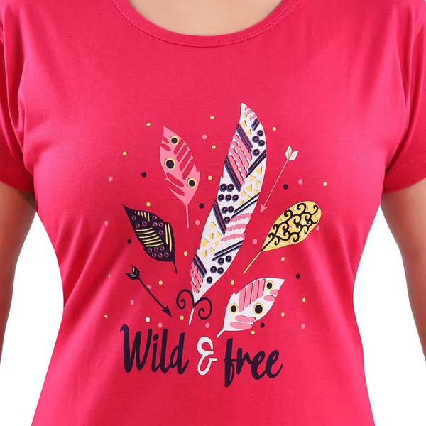 Pink_Cotton_Blend_Printed_Top_&_Pyjama_Set_For_Women