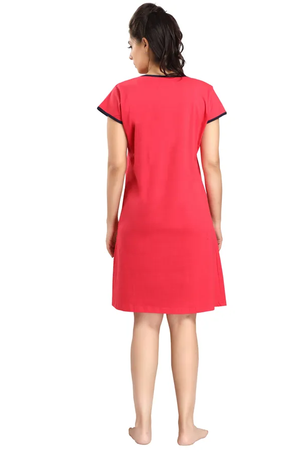 Pink_Cotton_Blend_Printed_Knee_Length_Night_Dress_For_Women