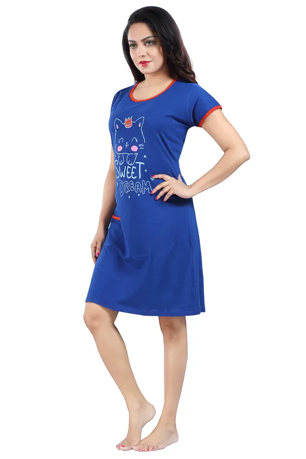 Cotton_Pink_Nighty_For_women