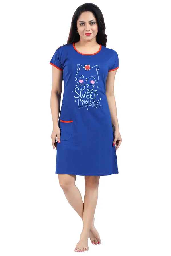 Cotton_Pink_Nighty_For_women
