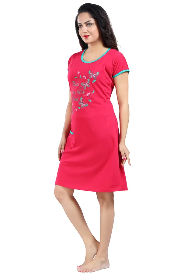 Cotton_Pink_Nighty_For_women