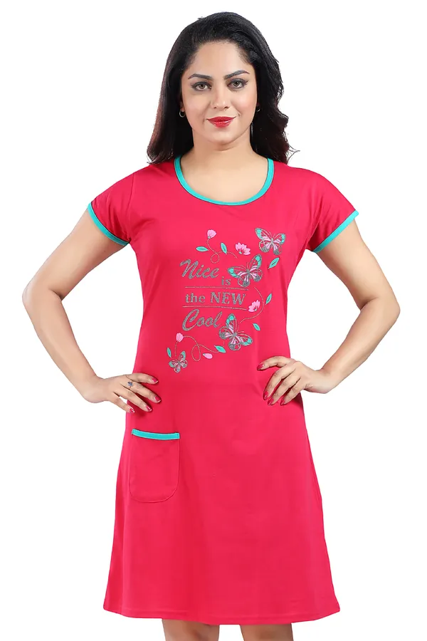 Cotton_Pink_Nighty_For_women