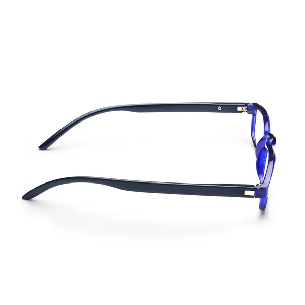 AEC_Slimline1_Full_Rim_Plastic_Reading_Glasses_Frame_BlueRazr_Lenses