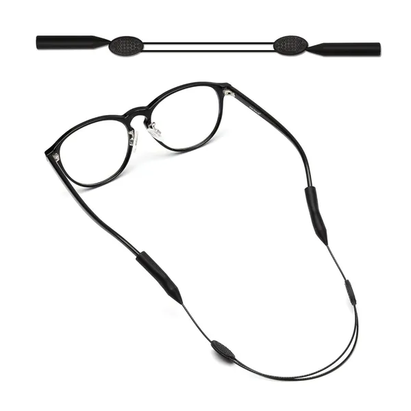 AEC_Cable_Zips_Adjustable_Sports_Sunglasses_Strap_Eyeglasses_Lanyard_Retainer_No_Tail_Anti_Slip_Glasses_Holder_Cord_(14IN,_Black,_Pack_Of_2)