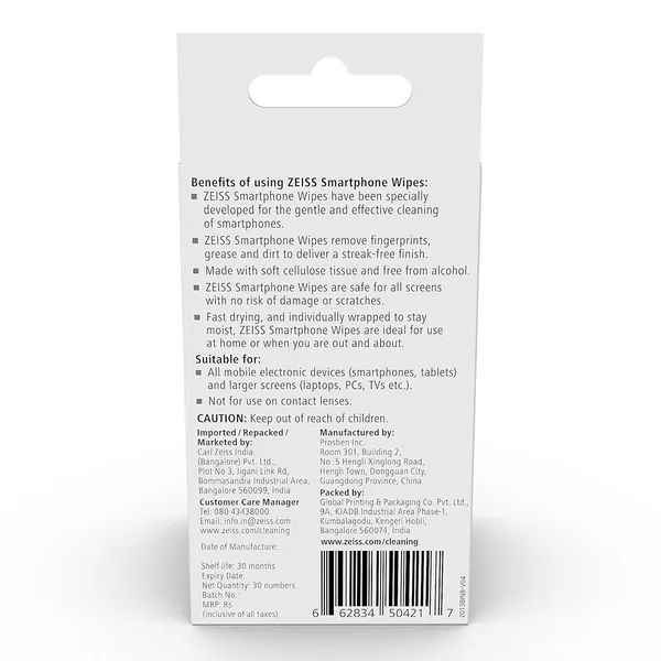 ZEISS_Smartphone_Wipes_30_Count_-_Pack_of_1_|_Perfect_Screen_Cleaner_for_Smartphones,_Mobile_Phone,_Laptops,_Tablets,_TVs_and_other_screen_devices