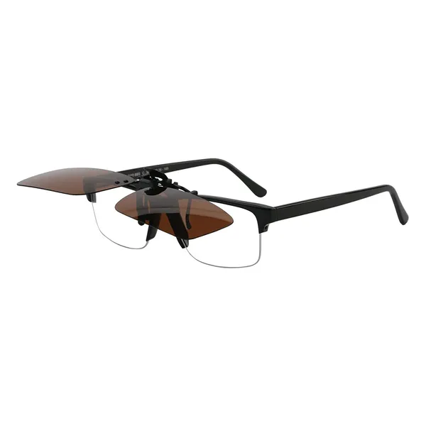AEC_Shooter_Polarized_Clip-On_Aviator_Driving_Unisex_Sunglasses_Attaches_On_Spectacle_Frame