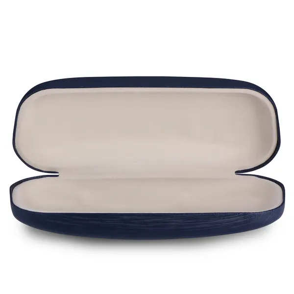 AEC_Prezio_Premium_Metal-Based_Hard_Clamshell_Eyeglasses_Case_with_PU_Leather_Exterior_-_Durable_and_Stylish_Protective_Eyewear_Cover