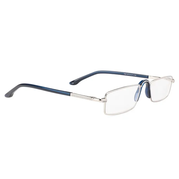 AEC_Slim_Professor_IV_Metal_Full_Rim_Reading_Glasses_With_Soft_Feel_Sleeve_Cover