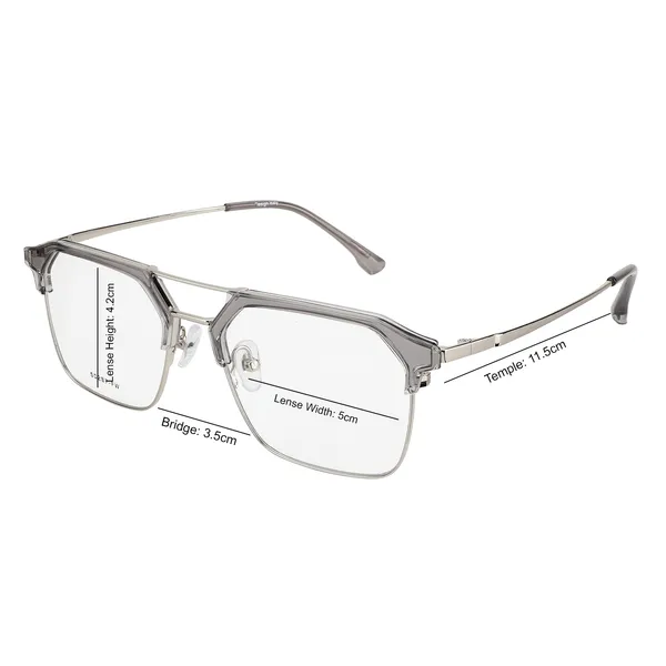 AEC_K&D_Eyeglasses_Square_Spectacle_Frame,_Large_50287-FW