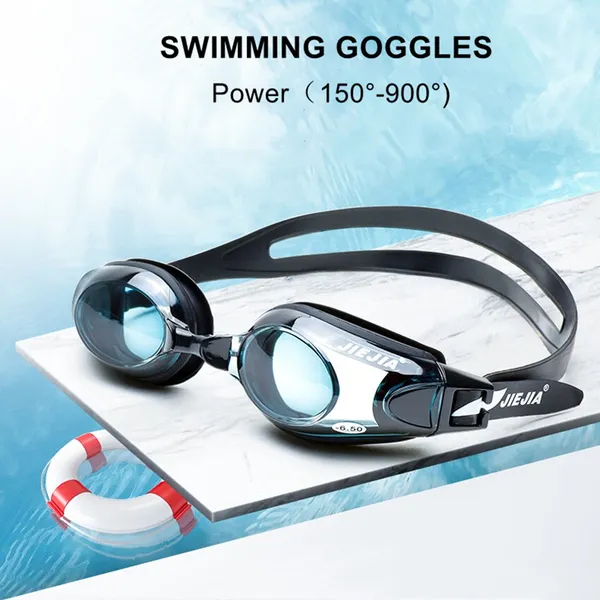 AEC_JieJia_Rx_Powered_Swimming_Goggle_UV_Protection,_Anti-Fog_Slip_Resistant__With_Earplugs