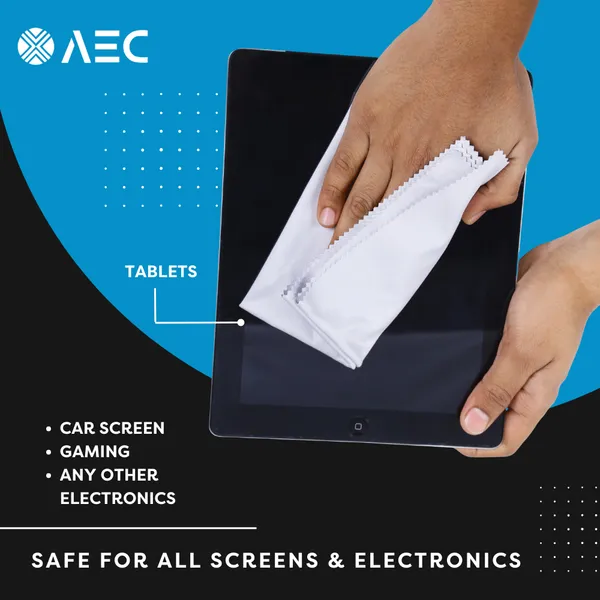 AEC_Ultra_Premium_Microfiber_Cleaning_Cloth_for_Mobile_Screen,_Camera_Lenses,_Tablets,_Monitors_etc_Pack_Of_6