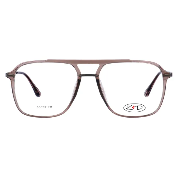 AEC_K&D_Eyeglasses_Square_Spectacle_Frame,_Large_50303-FW