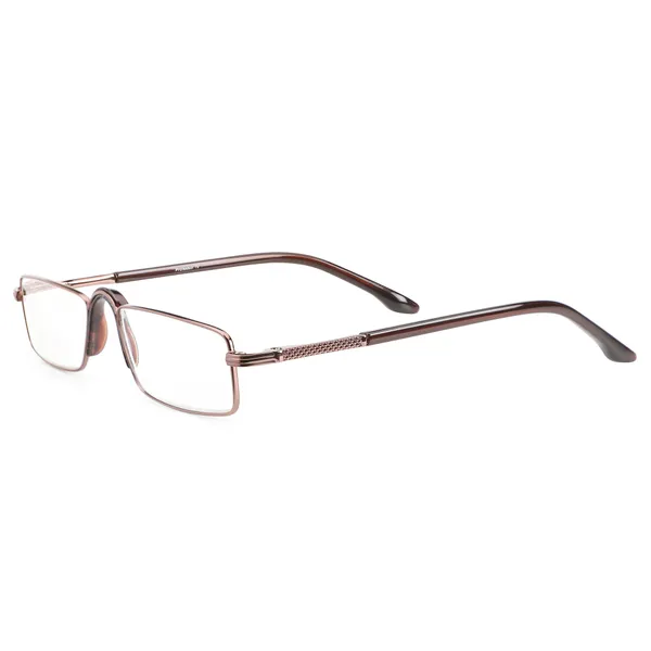 AEC_Slim_Professor_IV_Metal_Full_Rim_Reading_Glasses_With_Soft_Feel_Sleeve_Cover