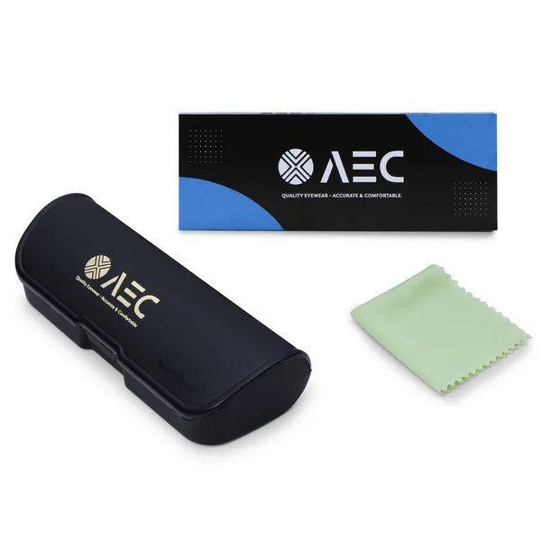 AEC_K&D_Eyeglasses_Square_Spectacle_Frame,_Large_50303-FW