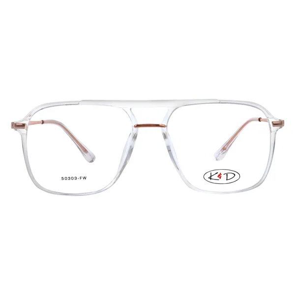 AEC_K&D_Eyeglasses_Square_Spectacle_Frame,_Large_50303-FW
