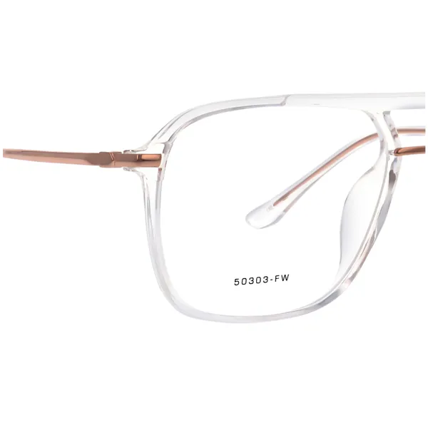 AEC_K&D_Eyeglasses_Square_Spectacle_Frame,_Large_50303-FW