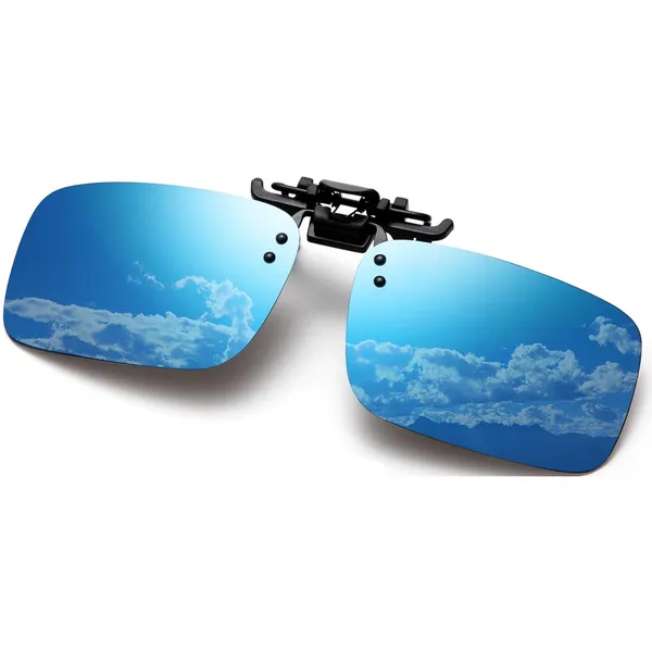 AEC_Shooter_Polarized_Clip-On_Aviator_Driving_Unisex_Sunglasses_Attaches_On_Spectacle_Frame