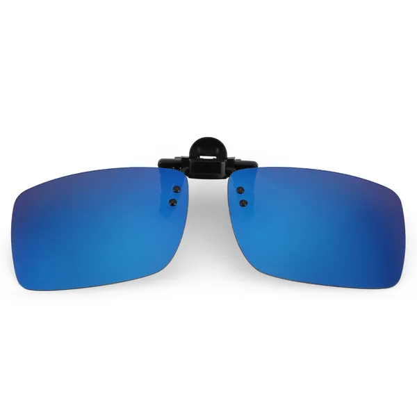 AEC_Shooter_Polarized_Clip-On_Aviator_Driving_Unisex_Sunglasses_Attaches_On_Spectacle_Frame