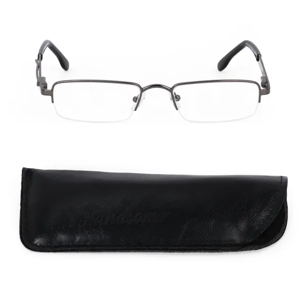 AEC_MetalRead_Rectangle_Half_Rim_Power_Reading_Glasses