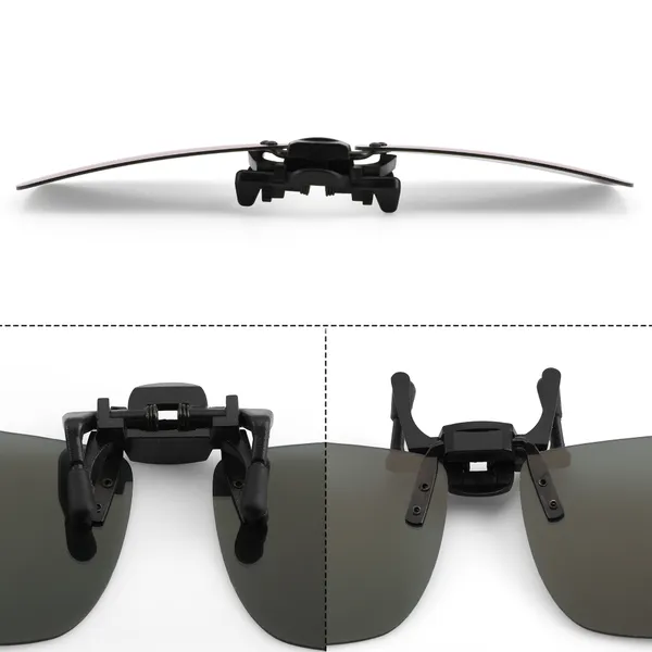 AEC_Shooter_Polarized_Clip-On_Aviator_Driving_Unisex_Sunglasses_Attaches_On_Spectacle_Frame