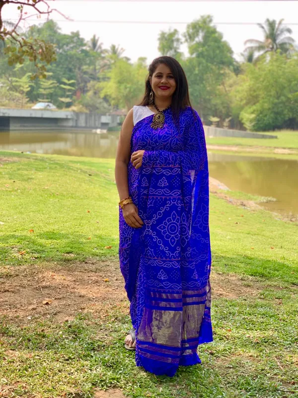 Pure bandhej sarees online online